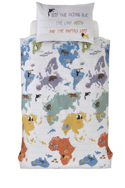 My World Duvet Set by Sustainable Home