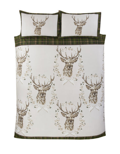 New Angus Stag Brushed Cotton Duvet Set