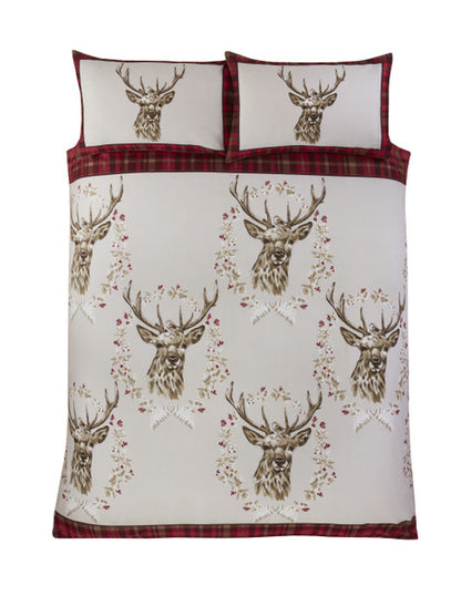 New Angus Stag Brushed Cotton Duvet Set
