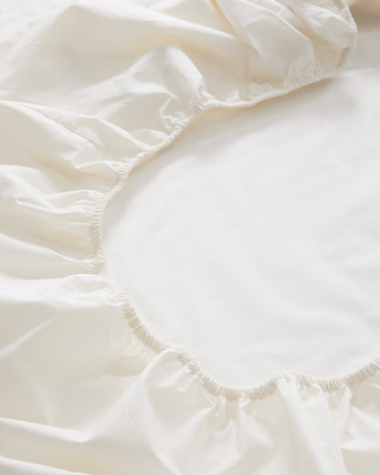 Classic Organic Percale Fitted Sheet Set