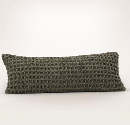 Grand Waffle Merino Wool Pillow Cover