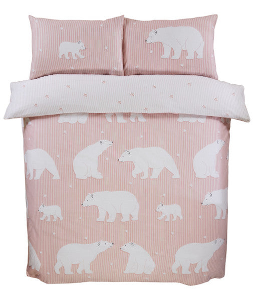 Polar Bear Brushed Cotton Duvet Set