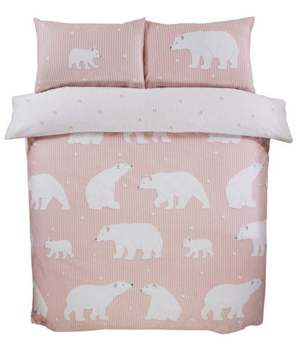 Polar Bear Brushed Cotton Duvet Set