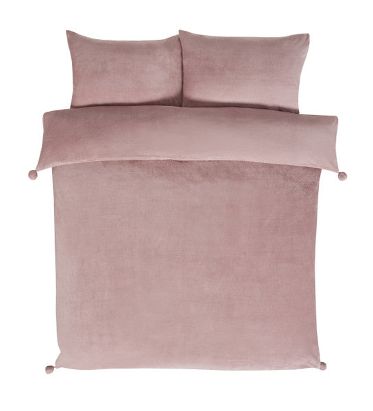 Pom Pom Fleece Duvet Set
