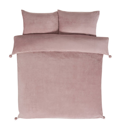Pom Pom Fleece Duvet Set