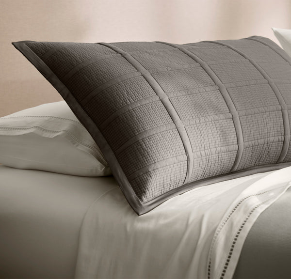 Signature Modern Grid Quilted Sham