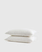 European Linen Stripe Pillowcases Set