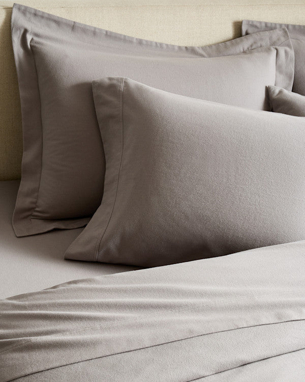 Luxury Organic Flannel Sham Set