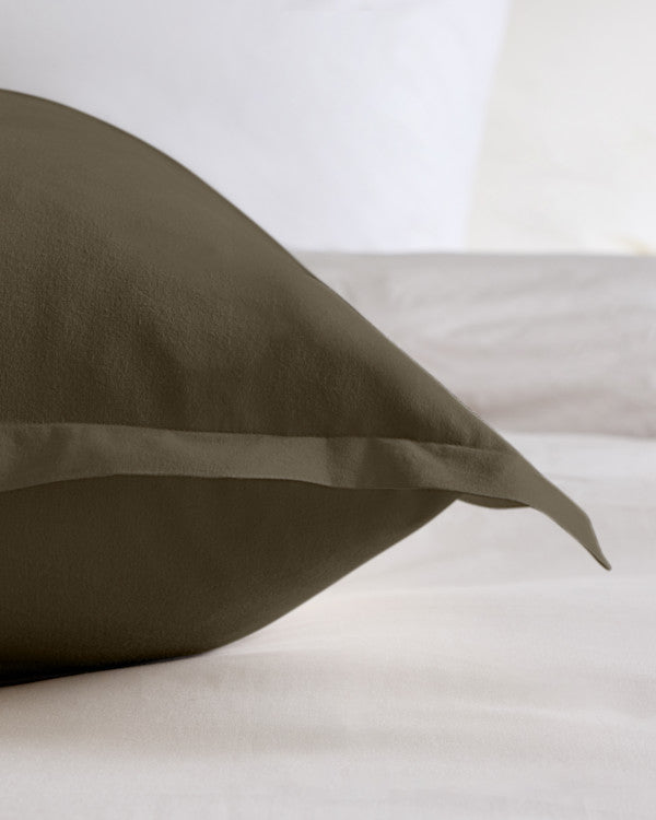 Organic Brushed Cotton Euro Sham