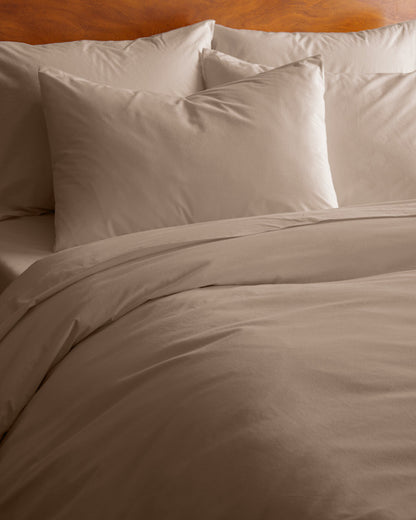 Organic Brushed Cotton Sham Set