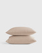 Organic Brushed Cotton Sham Set
