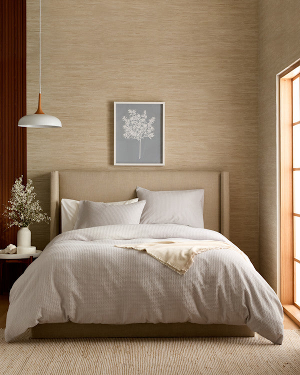 Organic Luxe Honeycomb Sham Set