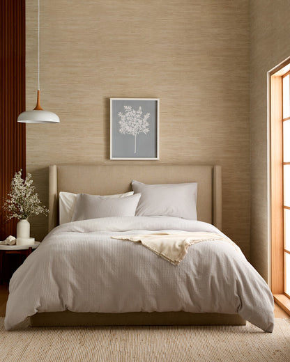 Organic Luxe Honeycomb Sham Set