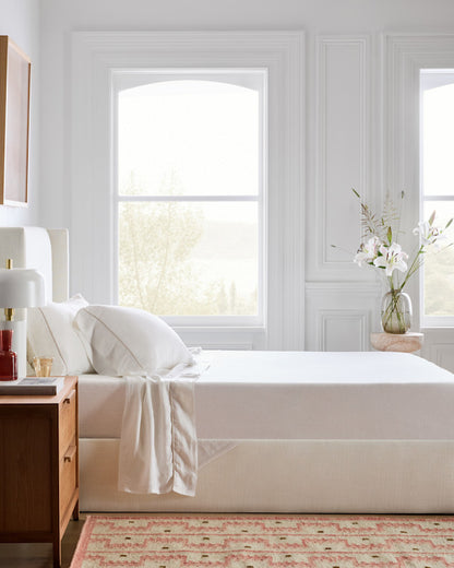 European Linen Piped Pillowcase Set