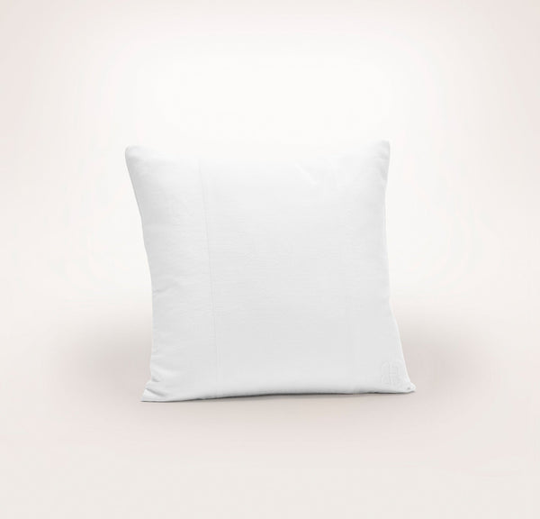 Linen Velvet Paneled Pillow Cover (20x20)