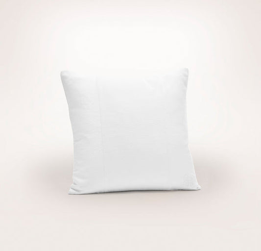Linen Velvet Paneled Pillow Cover (20x20)