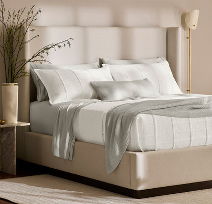 Signature Modern Grid Quilted Sham