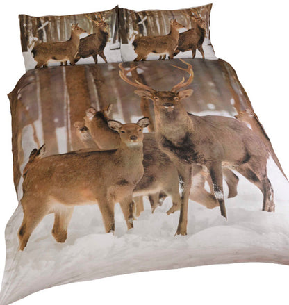 Winter Stag Duvet Set