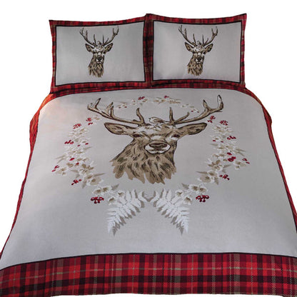 Angus Stag Flannelette Duvet Set