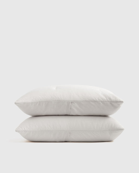 European Linen Essential Quilted Sham Set