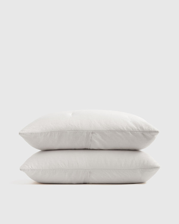 European Linen Essential Quilted Sham Set