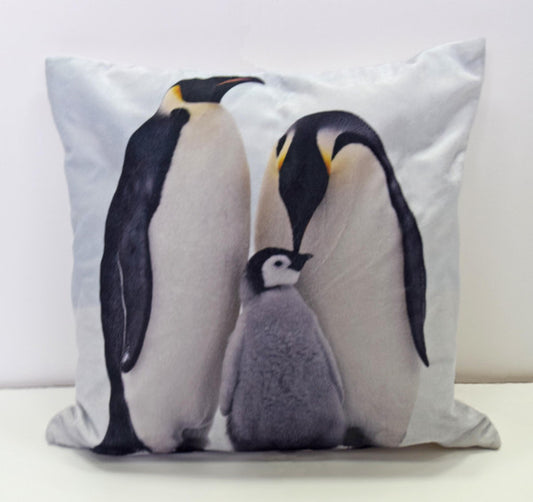 Penguins C/Cover 43X43 Multi