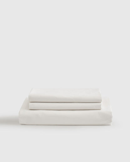 Classic Organic Percale Fitted Sheet Set